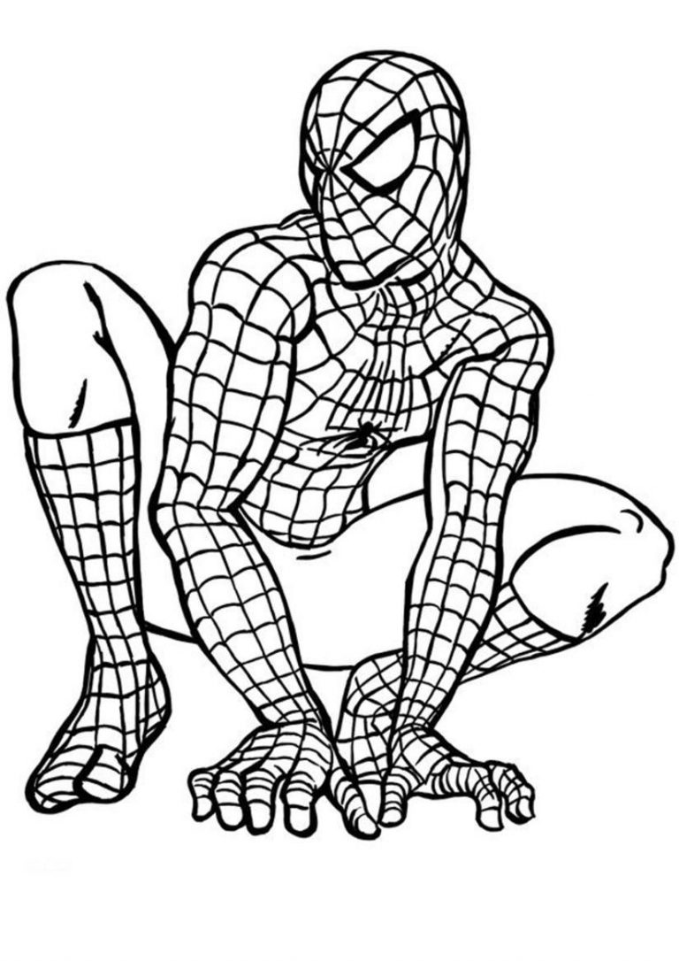 Spiderman Malvorlage