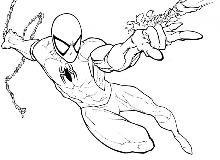 Malvorlage Spiderman
