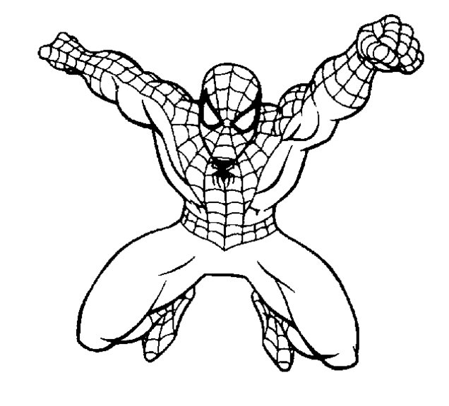 Spiderman Malvorlage